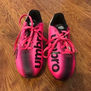 Umbro Pink Soccer Cleats